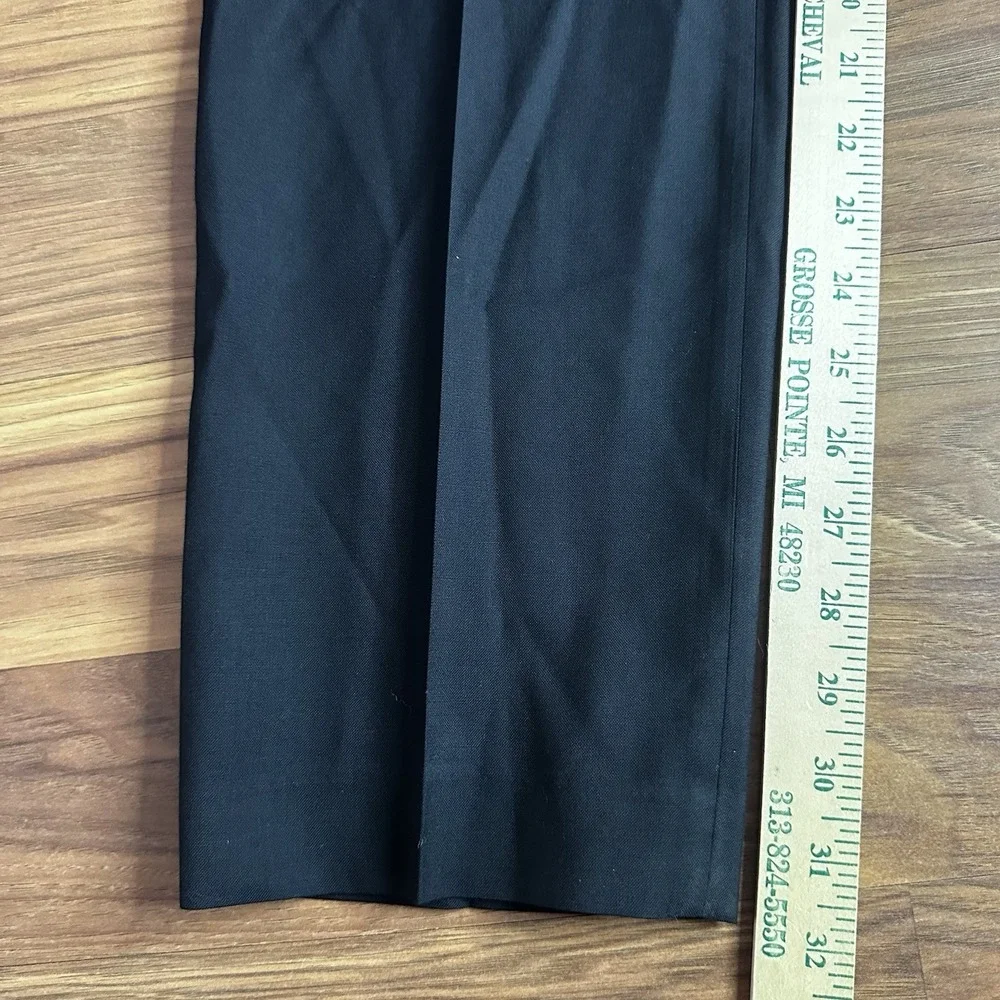 J Crew Ludlow Loro Piano 2-Piece Suit Mens 44R/34x32 Black 100% Italian Wool